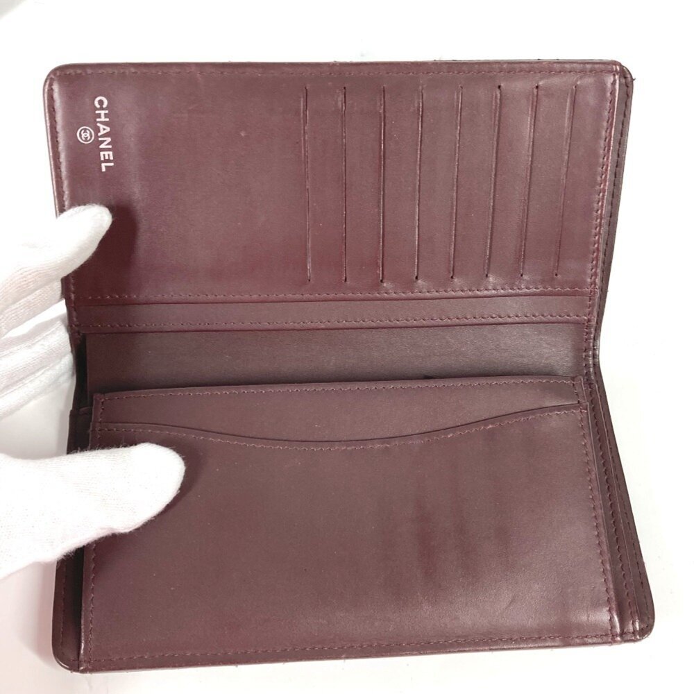 CHANEL Black Caviar Leather Logo Wallet - Picture 14 of 16